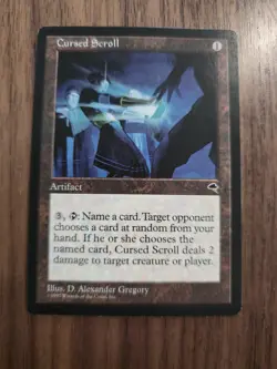 Cursed Scroll Tempest NM Premodern Reserve List - Image 1