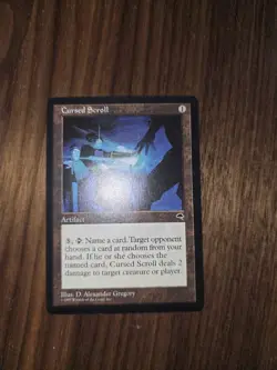 Cursed Scroll Tempest NM Premodern Reserve List - Image 2
