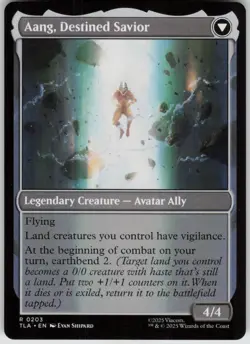 MTG Aang, at the Crossroads Normal NM Avatar: The Last Airbender Magic 203 - Image 2