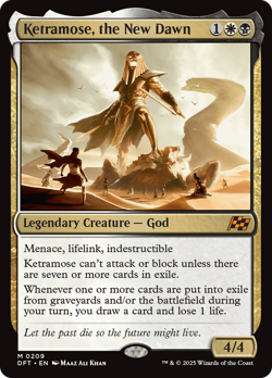 Ketramose, the New Dawn (FOIL) x1 - MTG Aetherdrift DFT #209 - Image 1