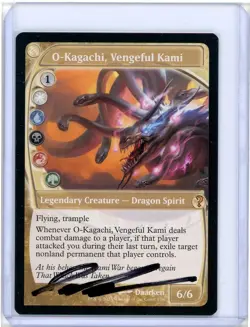 O-Kagachi, Vengeful Kami Mystery Booster 2 Rare Signed Artist Proof MTG - Image 1