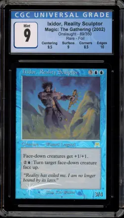 Magic MTG Ixidor, Reality Sculptor Onslaught Rare Foil #89 CGC 9 Mint - Image 1