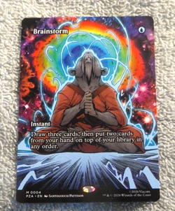 Brainstorm M 0004 Borderless Full Art - Magic Teenage Mutant Ninja Turtles -M/NM - Image 2