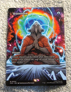 Brainstorm M 0004 Borderless Full Art - Magic Teenage Mutant Ninja Turtles -M/NM - Image 3