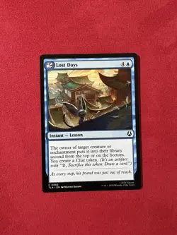 Lost Days - Avatar The Last Airbender TLA MTG Magic The Gathering #62 - Image 1