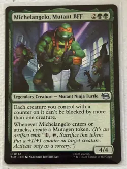 MICHELANGELO, MUTANT BFF 120 TEENAGE MUTANT NINJA TURTLES Magic: The Gathering - Image 1
