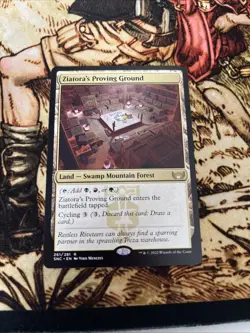 Ziatora's Proving Ground Regular Streets of New Capenna Rare 261/281 MTG SNC NM - Image 1