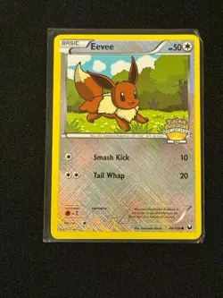 Pokemon TCG Eevee 84/108 City Championships Crosshatch Holo NM - Image 1