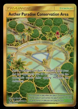 2019 Pokemon S&M Hidden Fates SV87/SV94 AETHER PARADISE CONSERVATION AREA Secret - Image 1