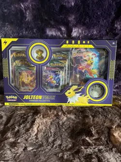 2022 Pokemon TCG Jolteon VMAX Premium Collection Box Factory Sealed - Image 1