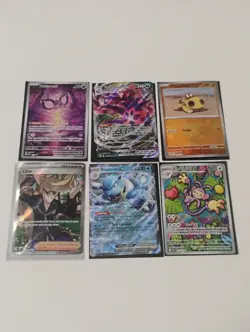 Pokemon VMAX-Promo-Blastoise-Illustration Rare-Full Art Holo Card Lot - Image 1