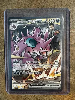 Team Rocket’s Nidoking ex 233/182 – Illustration Rare – NM/M – Pokemon TCG - Image 1