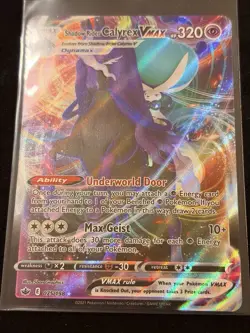 Pokemon TCG Shadow Rider Calyrex VMAX Sword & Shield Chilling Reign - Image 1