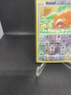 Pokemon Bidoof Peelable Ditto Card 059/078 Reverse Holo Rare Unpeeled - Image 3