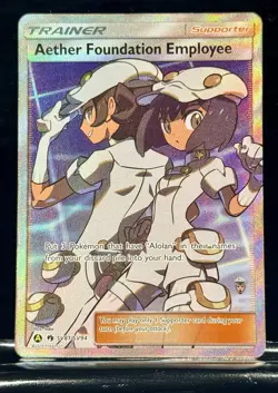Pokemon - Aether Foundation Employee SV81/SV94 - Hidden Fates (MInt) - Image 1