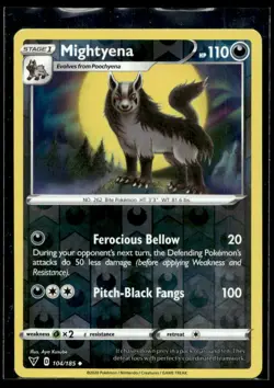 Mightyena SWSH04: Vivid Voltage 104/185 MP Pokemon TCG | Buy 10 Get 10 Free - Image 1