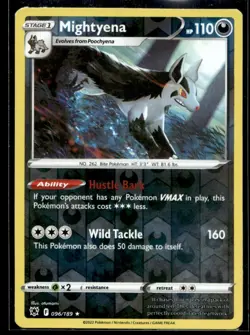Mightyena SWSH10: Astral Radiance 096/189 MP Pokemon TCG | Buy 10 Get 10 Free - Image 1