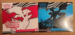 Pokemon Black Bolt & White Flare Elite Trainer Box Lot ETB NEW SEALED - Image 1