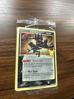SEALED Pokemon Greninja Gold Star Holo Promo Black Star SWSH144 Celebrations - Image 1