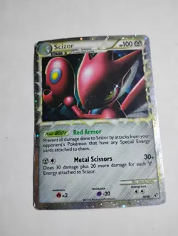 Pokemon TCG Scizor Prime Undaunted Holo Ultra Rare 84/90 HP - Image 1