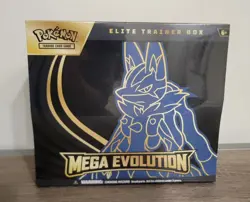 Pokemon TCG Mega Evolution Lucario Elite Trainer Box ETB NEW FACTORY SEALED - Image 1