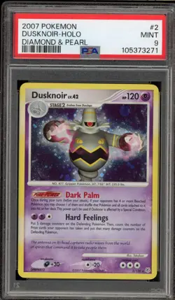 Pokemon Dusknoir Diamond & Pearl Holo Rare #2 PSA 9 Mint - Image 1