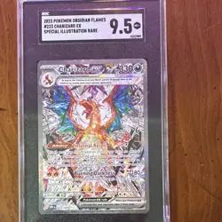 Pokemon Charizard ex Obsidian Flames Special Illustration Rare Holo SGC 9.5 - Image 1