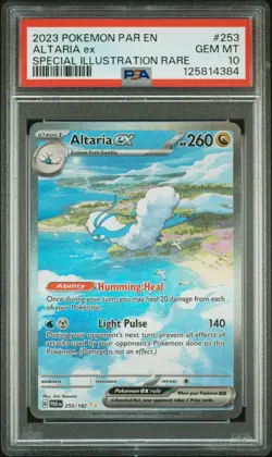 2023 POKEMON PAR EN-PARADOX RIFT SPECIAL ILLUSTRATION RARE ALTARIA EX PSA 10 - Image 1