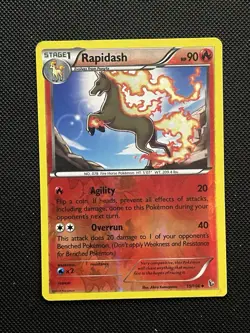 Rapidash 15/106 Reverse Holo XY Flashfire Pokemon TCG MP - Image 1