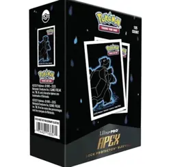 Ultra Pro Pokemon APEX Neon Kanto Deck Protectors - BLASTOISE [105 Sleeves] -New - Image 1