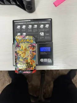 Pokemon TCG Ascended Heroes Heavy 22.81g Sealed Single Booster Pack - Image 1