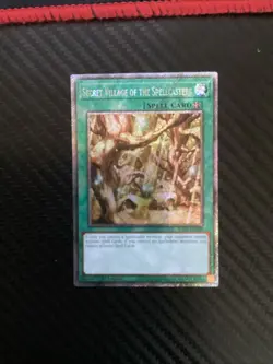 Yugioh Secret Village Of The Spellcasters RA03-EN209 Platinum Secret Rare NM - Image 1