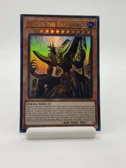 Yu-Gi-Oh! Anubis The Last Judge MZTM-EN003 Ultra Rare 1st edition - Image 1