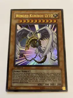 Yu-Gi-Oh Winged Kuriboh LV10 CRV-EN005 Ultra Rare 1st Edition VLP - Image 1