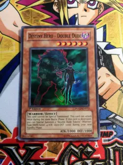 Destiny Hero - Double Dude potd-en012 1st Ed (MINT - Pack Fresh) Super Yu-Gi-Oh! - Image 1