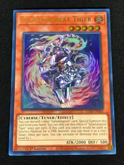 Yugioh Salamangreat Tiger LD10-EN003 1ST Ultra (NM) - Image 1