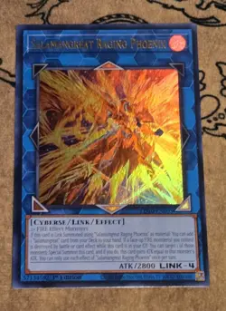 Yugioh Salamangreat Raging Phoenix LD10-EN005 1st Edition Ultra Rare NM - Image 1