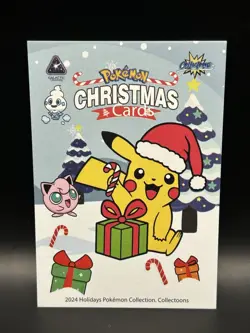 Sparkle Holo Poliwrath 92 - Pokemon Collectoons 2024 Christmas Card - NM - Image 2