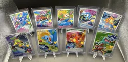 Pokemon 2026 First Partner Illustration Collection Series 1 Promos Set 9 Cards - Image 1
