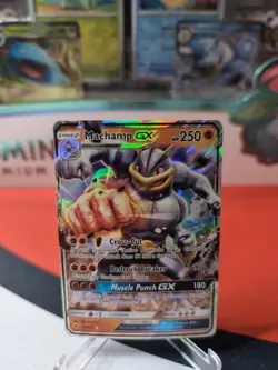 Machamp GX - 64/147 - Pokemon Burning Shadows Sun & Moon Ultra Rare Card NM - Image 1