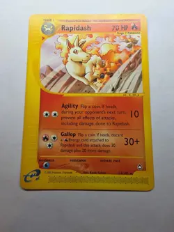 Rapidash 31/147 Pokemon TCG Aquapolis Non Holo Rare Card NM - Image 1