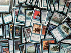 MTG Blue Old Frame Lot 200 Cards 1995-2003 English Vintage Bulk Collection A - Image 2