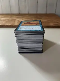 MTG Blue Old Frame Lot 200 Cards 1995-2003 English Vintage Bulk Collection A - Image 4