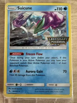 SEALED Suicune - 59/214 - Legendary Pokemon Promo Card (2018) - Image 1