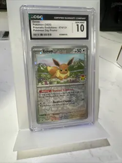 Eevee - (Pokemon Day 2025) (Reverse Cosmos Holo) 074/131 Miscellaneous Cards... - Image 1