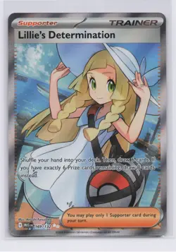 Lillie's Determination 169/132 Ultra Rare ME01: Mega Evolution Pokemon Card NM - Image 1