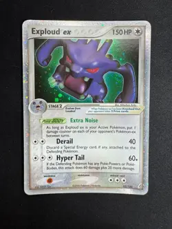 Pokemon Exploud EX 92/100 Ex Hidden Legends Ultra Rare Holo ENG Vintage Cards - Image 1