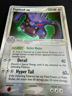 Pokemon Exploud EX 92/100 Ex Hidden Legends Ultra Rare Holo ENG Vintage Cards - Image 4
