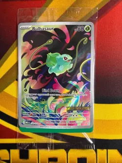 Bulbasaur (SEALED!) - Full Art Holo Promo - 133/132 - Pokemon Trading Card TCG - Image 2