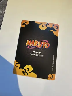 Sasuke Uchiha - 136/130 - Secret Gold Rare – 1st Edition - Naruto Mythos Card - Image 2